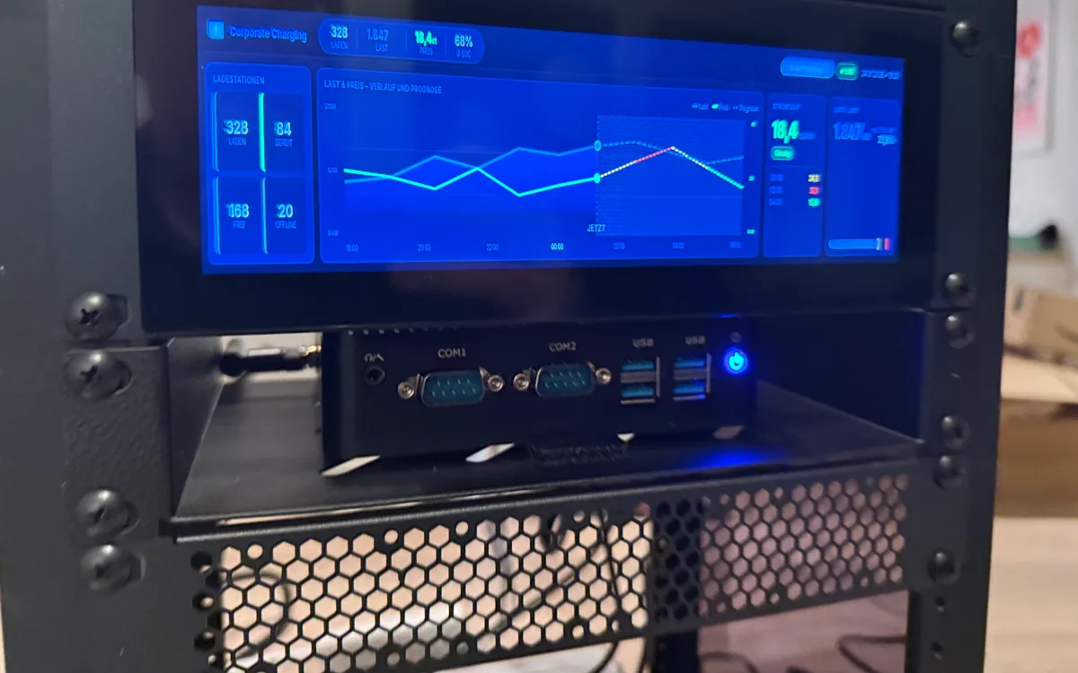 Monitoring-Dashboard für Ladeinfrastruktur im Testbetrieb